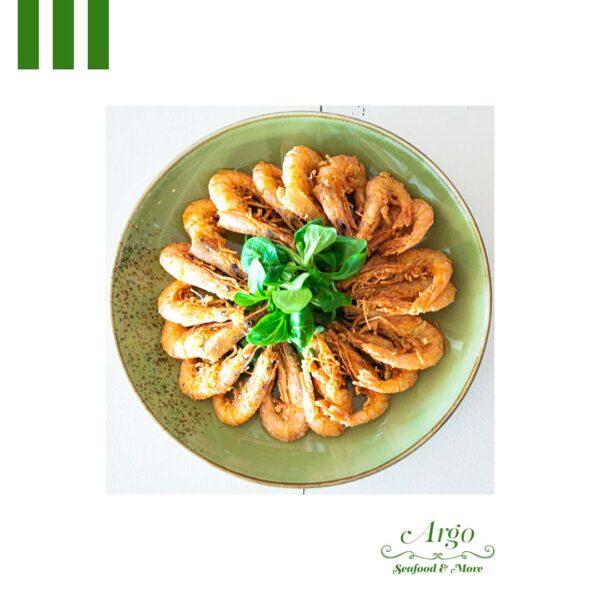 Φρέσκιες τηγανητές Γαρίδες Ψαθόπυργου